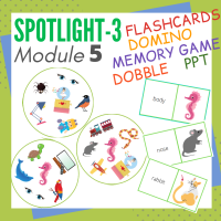 Комплект. Spotlight-3. Module 5. Flashcards.Domino. Dobble.PPT.