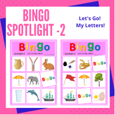 BINGO. Spotlight-2. Let's Go! My Letters!